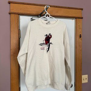Golf sweatshirt, Large.